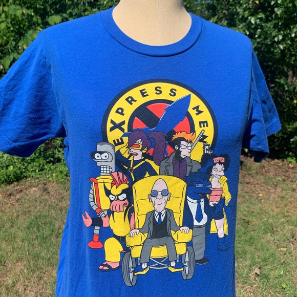 NWOT Fusion/Hybrid X-Men & Futurama T-Shirt - Picture 9 of 10